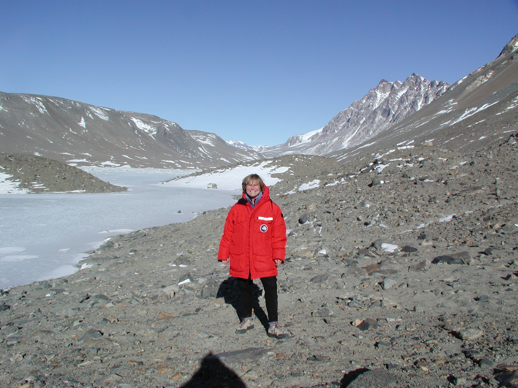 Bluebird day in the Dry Valleys